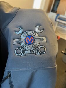 full color logo embroidery
