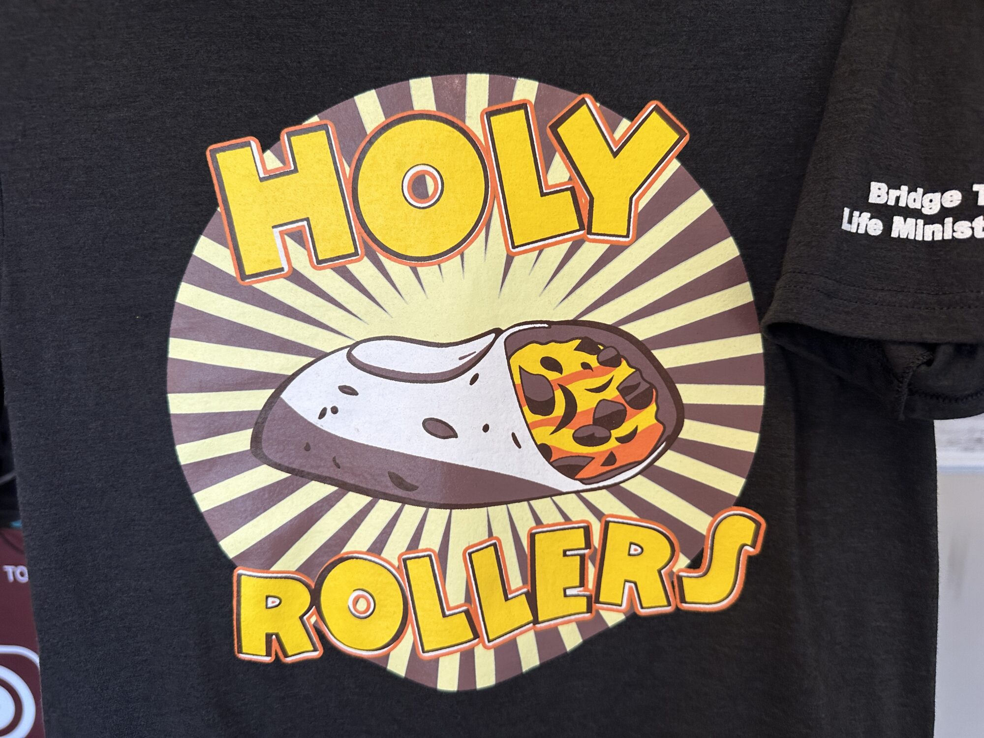 Custom multi-color screen printed shirts for local youth group in Nampa, Idaho