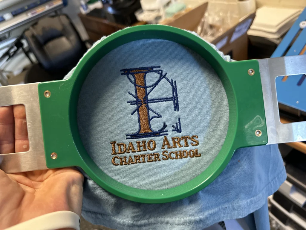 Custom school uniform embroidery at The Print Plug