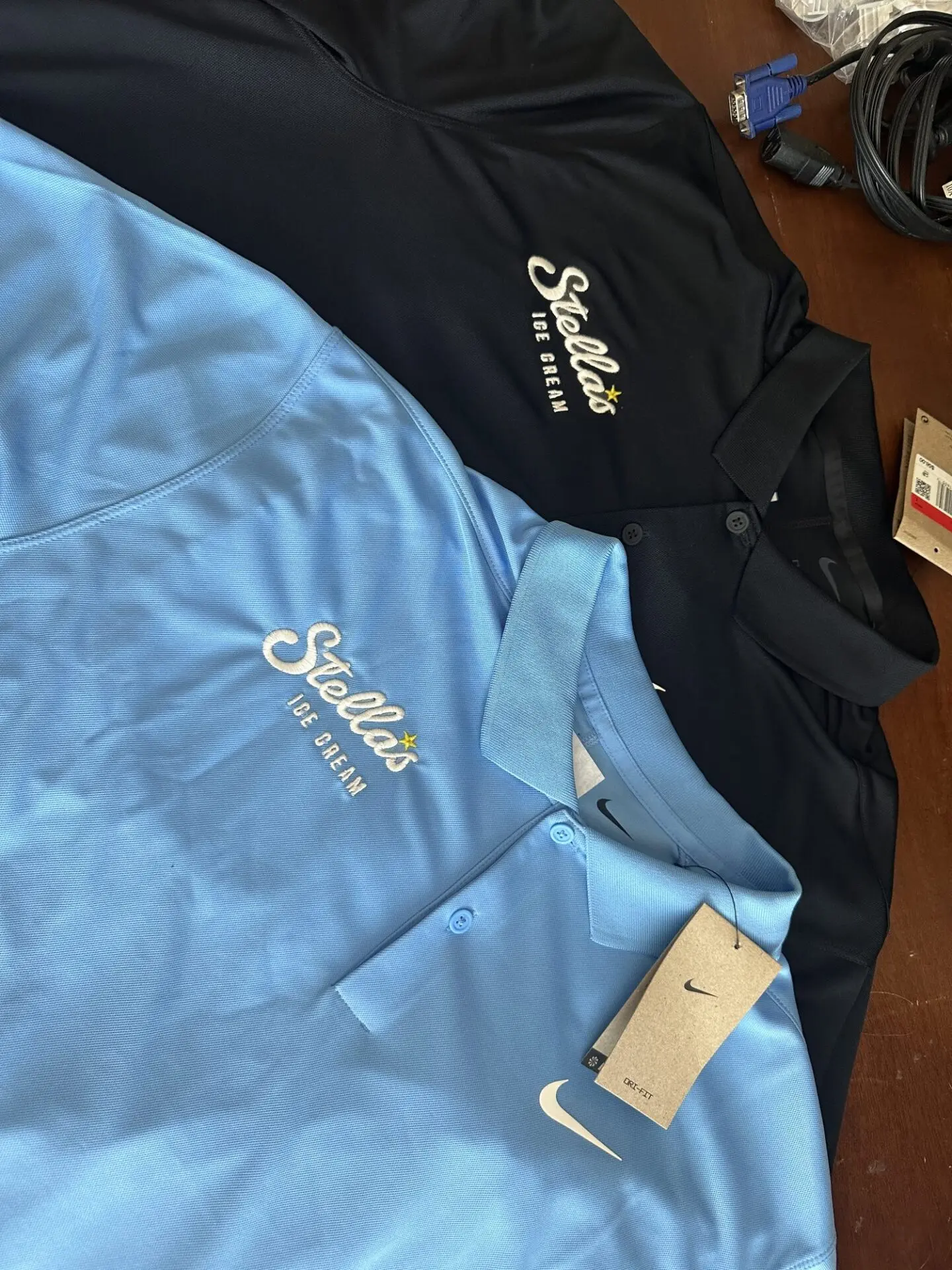 Custom Nike Polo Shirts for Stella's Ice Cream in Nampa