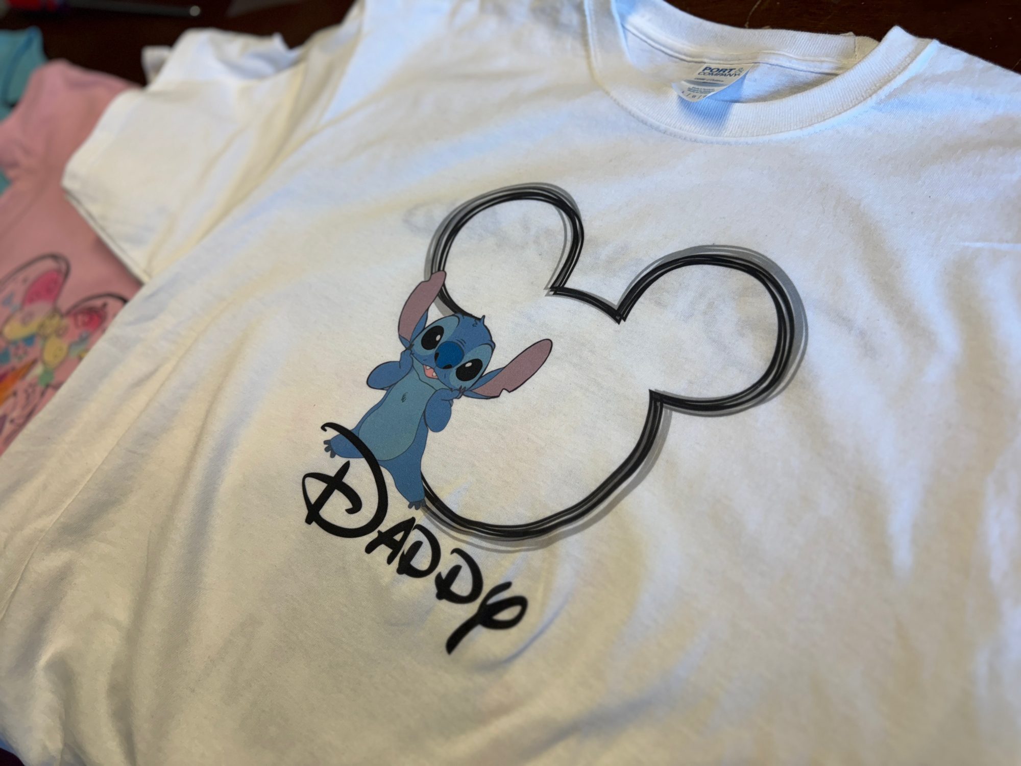 Custom DTG printed graphic t-shirt for a family vacation near Nampa