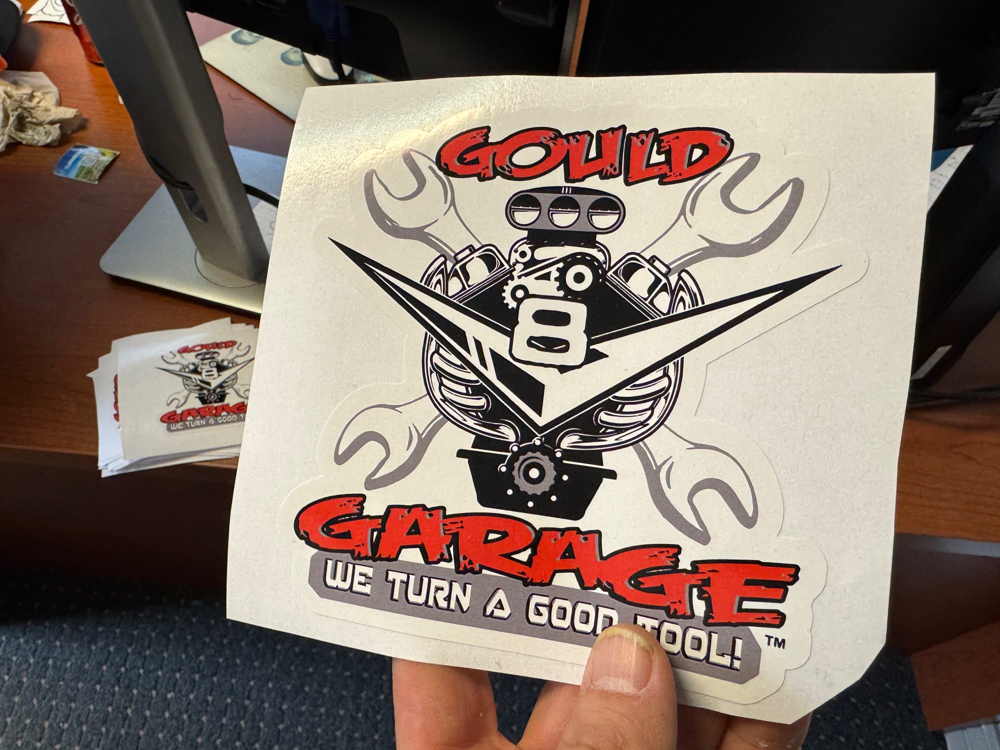 Custom die-cut vinyl sticker with no minimums at The Print Plug