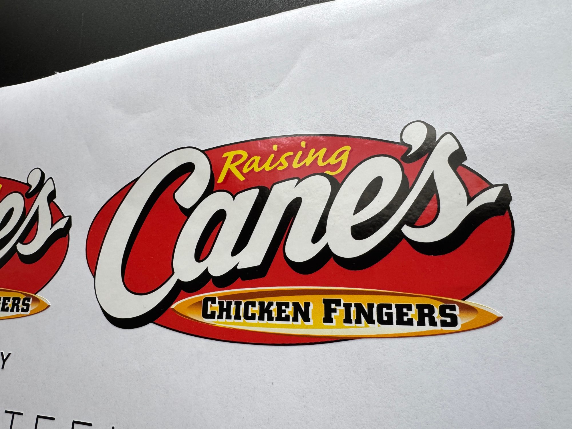Custom die-cut stickers for a food brand in Nampa