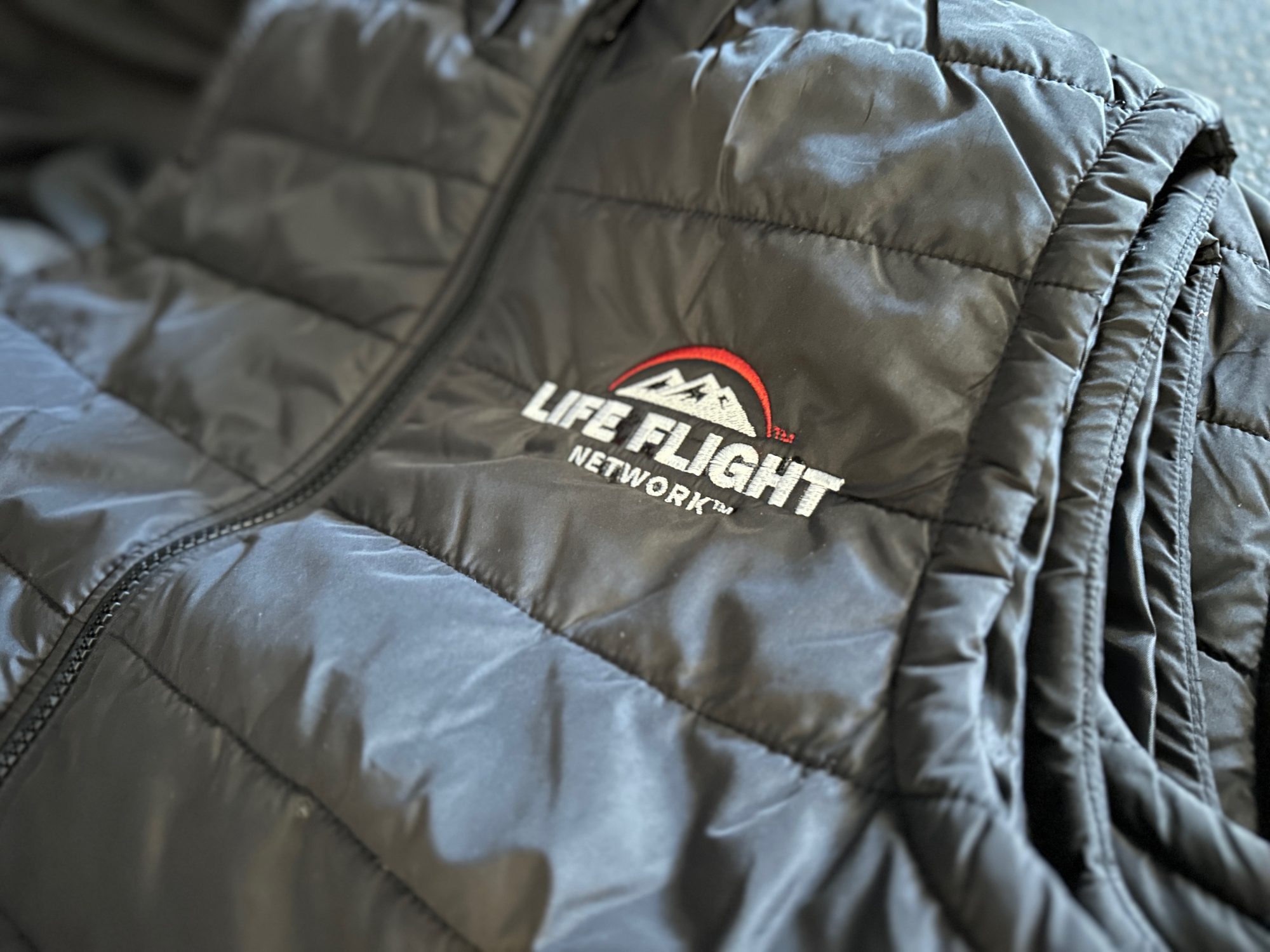 Custom embroidered jacket from The Print Plug embroidery shop in Nampa