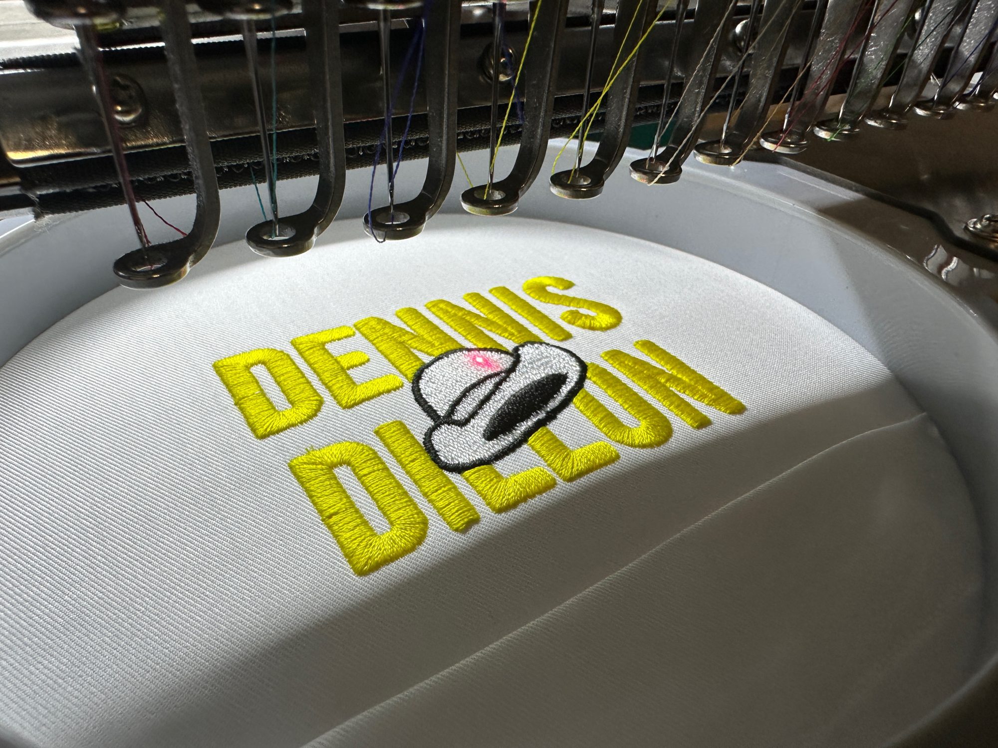 Custom embroidered logo for a local car dealership near Boise