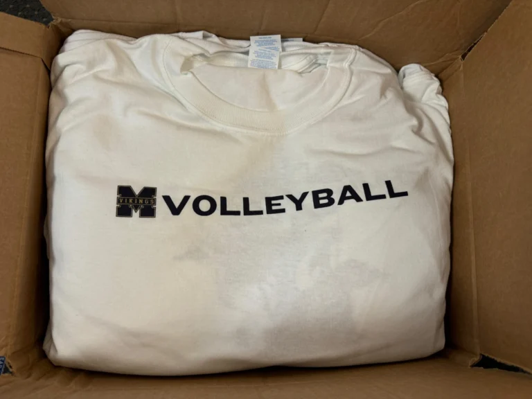 Custom sports t-shirts ready for shipping or pick up