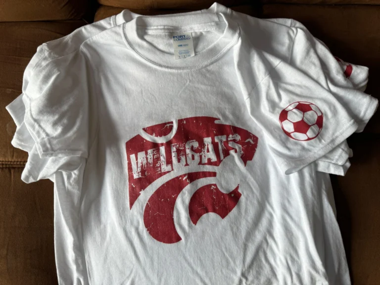 Custom single color school t-shirt