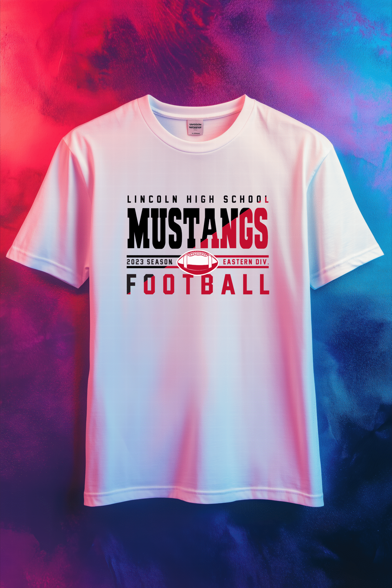 Customized School Athletic T-Shirt