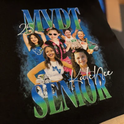 Custom t-shirt printed for high school graduate in Nampa