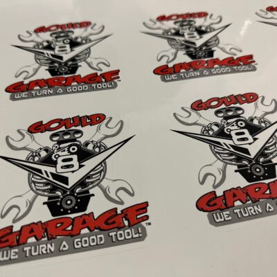 Custom stickers printed in bulk for a local car shop in Nampa