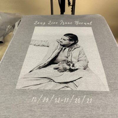Memorial t-shirt printed for a family near Nampa, Idaho