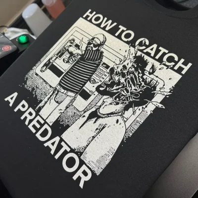 Controversial graphic on t-shirt made at The Print Plug