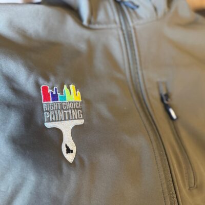 Custom embroidered shirt from The Print Plug embroidery shop in Nampa