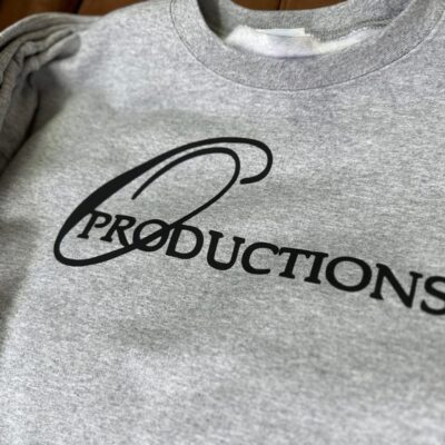 Close up of the front of a custom t-shirt with HTV vinyl in Nampa