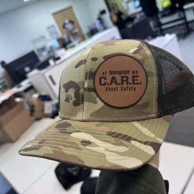 Custom patch hat for large local business in Nampa & Boise