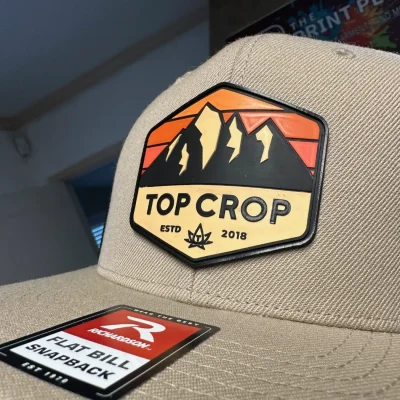 Custom patch hat with rubber PVC patch