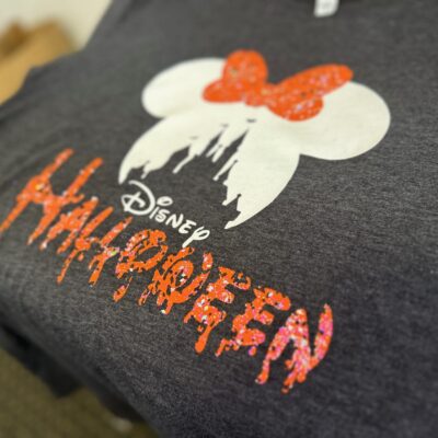 Custom t-shirts with glitter screen print near Boise at The Print Plug in Nampa