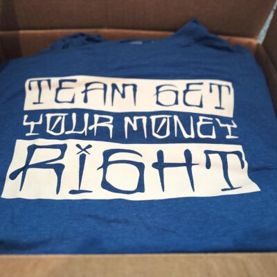 Custom graphic tee with screen printed design at The Print Plug near Boise
