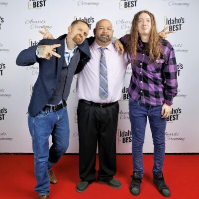 The Print Plug team walking the red carpet at Idaho's Best Awards Ceremony