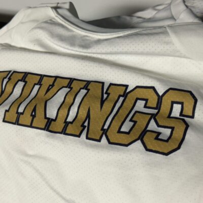Custom printed two-color t-shirt for school