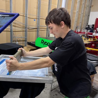 Creating custom t-shirts at The Print Plug