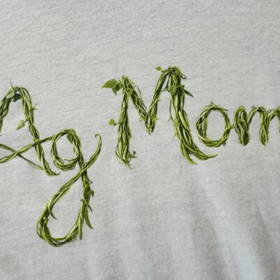 DTF Printed T-Shirt with words AG Mom