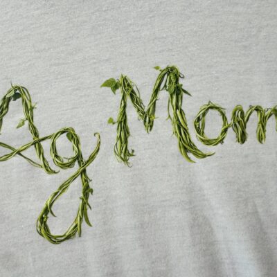 DTF Printed T-Shirt with words AG Mom
