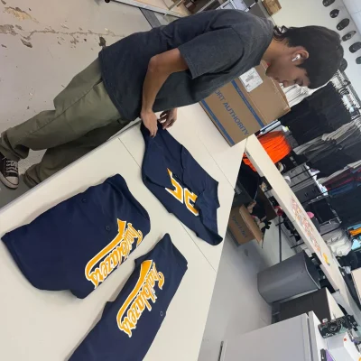 Organizing custom screen printed jersies in Nampa, Idaho